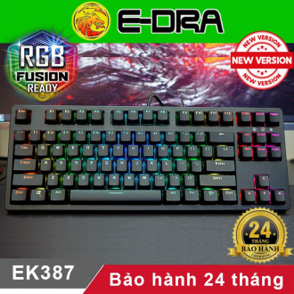 Bàn phím cơ Edra EK387 Led RGB