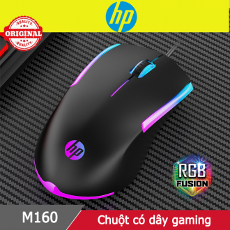 Chuột HP M160 Gaming RGB (Đen)