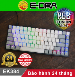 Bàn phím cơ Edra EK384 Led RGB