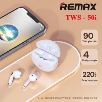 Tai nghe Bluetooth TWS Remax TWS-50i V5.1 Thiết kế nhỏ gọn, Thời trang 